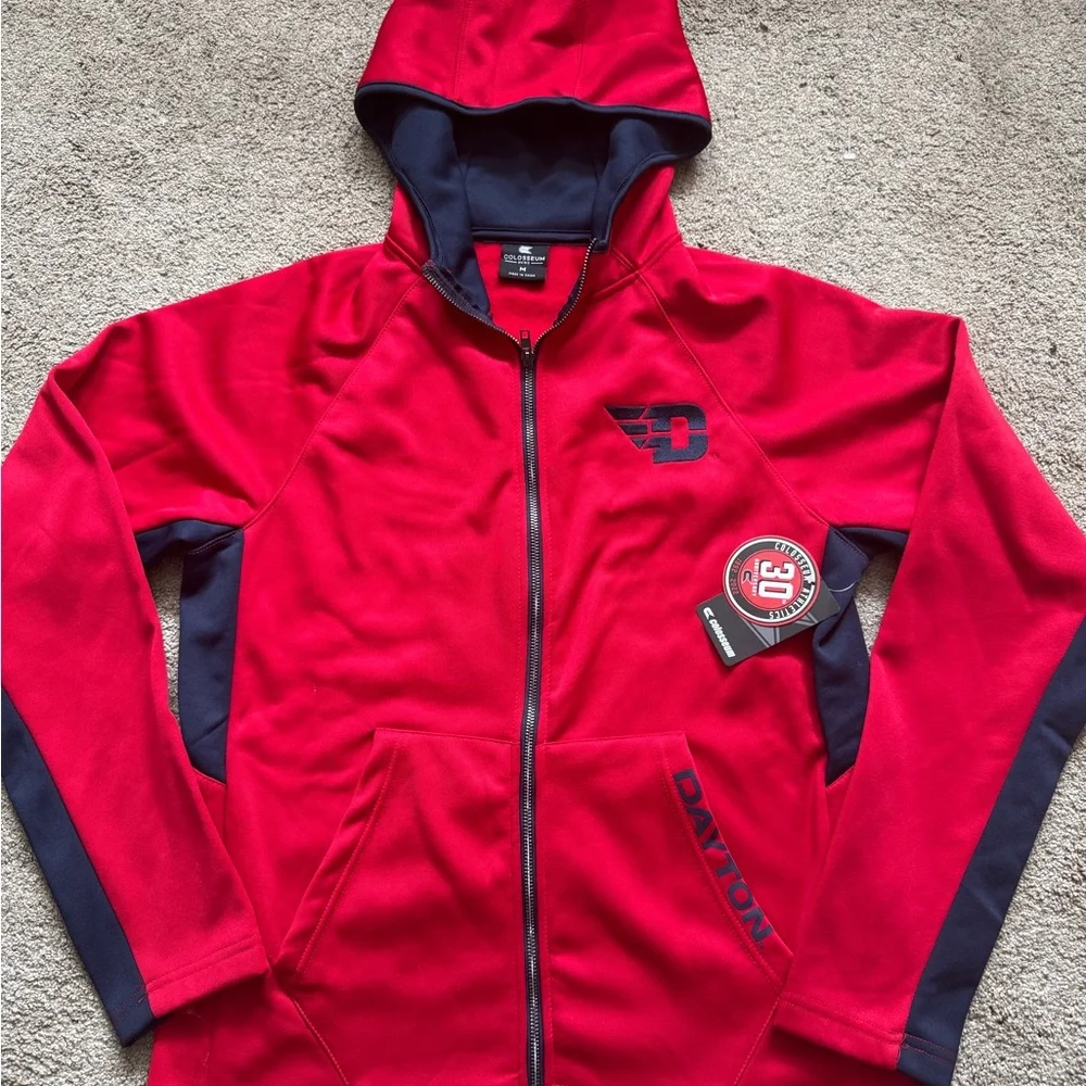 #6 (NWT) DAYTON FLYERS HOODIE FULL ZIP UP. - Picture 2 of 12